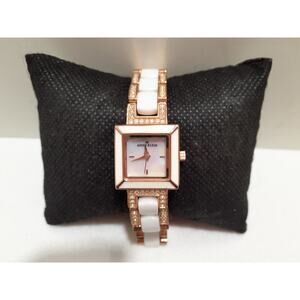 Anne Klein Ladies Wristwatch Rose Gold Tone Metal